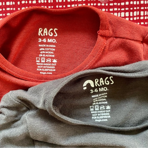 2 Essentials Peekabooty™ Rag Rompers - Picture 2 of 4